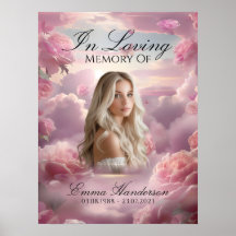 Eeuwige Bloesem Herdenkings Welkomstbord Poster
