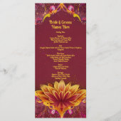 Eeuwige bloesems: een viering van liefde menu (Voorkant)