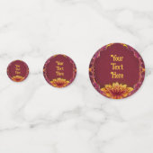 Eeuwige bloesems: een viering van liefde" Trouwen Confetti (Achterkanten)