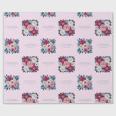 Eeuwige Bloom - Shakespeareaanse Bloemen Wrapping Cadeaupapier (Vlak)