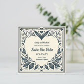 Eeuwige Blooms Sla de datum op Kaart (Staand voorkant)