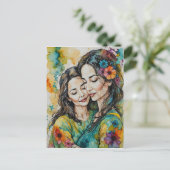 "Eeuwige Bond" Moederdag Briefkaart (Staand voorkant)