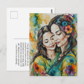 "Eeuwige Bond" Moederdag Briefkaart (Voorkant / Achterkant)