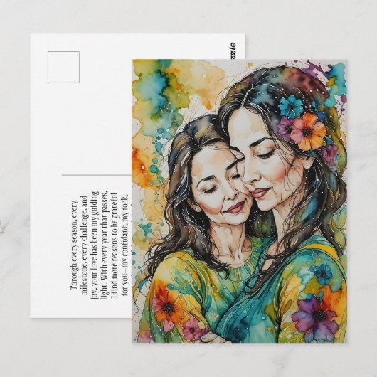 "Eeuwige Bond" Moederdag Briefkaart (Voorkant / Achterkant)