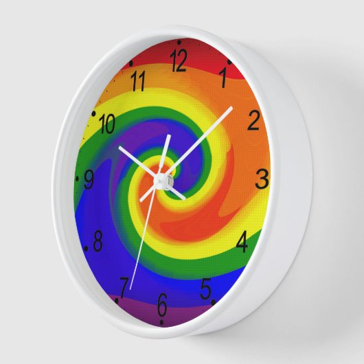 "Eeuwige botsing" - wandklokken (Hoek)