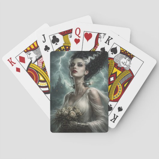 Eeuwige Bruid: Door Bliksem Geboren Schoonheid Pokerkaarten (Achterkant)