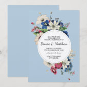 Eeuwige Collectie in omphaloden blauw Kaart (Voorkant / Achterkant)