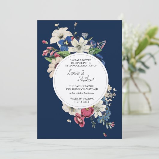 Eeuwige Collectie in Polar Night Blue Kaart (Staand voorkant)