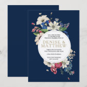 Eeuwige Collectie in Poolnachtblauw Kaart (Voorkant / Achterkant)