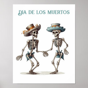 Eeuwige Dans Dia de los Muertos Calaveras Poster