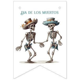 Eeuwige Dans Dia de los Muertos Calaveras Vlaggetjes