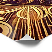 Eeuwige dans van zon en maan perfect poster (Hoek)