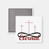 Eeuwige drie kruisen magneet (Voorkant / Achterkant)