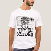 Eeuwige Echos Surrealistische Collage T-shirt (Voorkant)