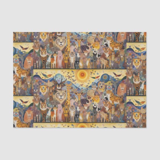 "Eeuwige Eden" Tissuepapier (Voorkant)