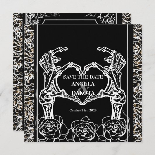 Eeuwige Elegantie Bewaar de Datum (Voorkant / Achterkant)