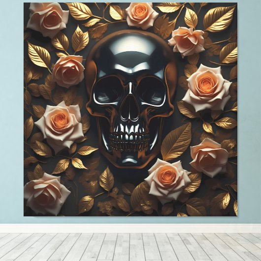 Eeuwige Elegantie Canvas Afdruk (Insitu (Houten vloer))