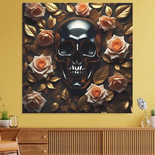 Eeuwige Elegantie Canvas Afdruk (Insitu (Woonkamer))