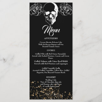 Eeuwige Elegantie Gotische Bruiloft Menu