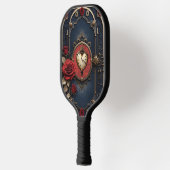 Eeuwige Elegantie – Hart van Klokwerk Pickleball Paddle (Links)