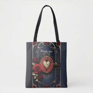 Eeuwige Elegantie – Hart van Klokwerk Tote Bag