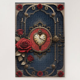 Eeuwige Elegantie – Klokwerk Hart Legpuzzel