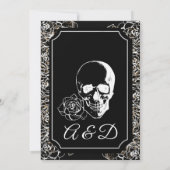 Eeuwige elegantie tot de dood ons deelhuwelijk kaart (Achterkant)