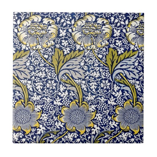 Eeuwige Elegantie: William Morris' Kennet Tegeltje (Voorkant)