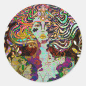 Eeuwige Gedaanteverwisseling Ronde Sticker (Voorkant)