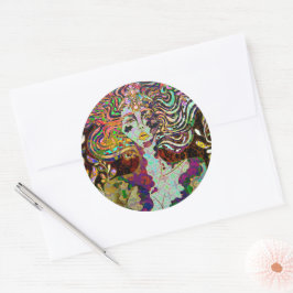 Eeuwige Gedaanteverwisseling Ronde Sticker