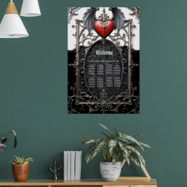 Eeuwige geloften onder middernachtelijke vleugels. poster
