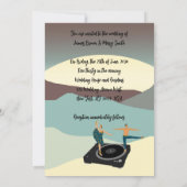 Eeuwige Genade Ballet van Liefde en Moonlit Bruilo Kaart (Achterkant)