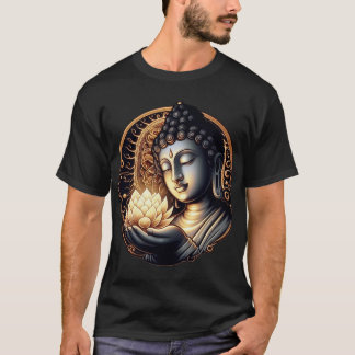 Eeuwige genade: Boeddha met heilige lotus T-shirt