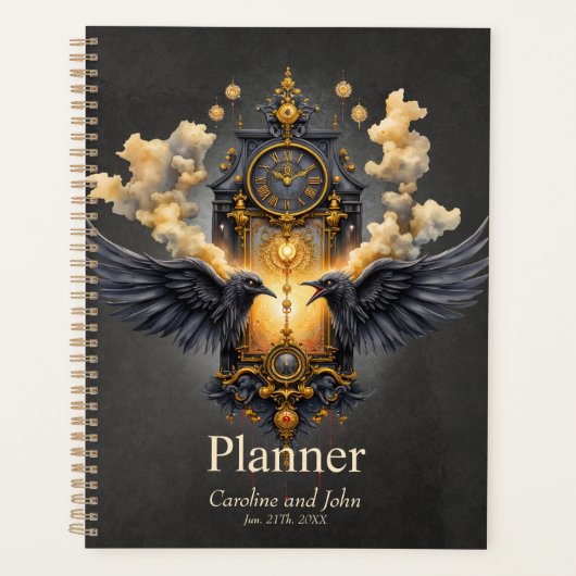 Eeuwige getuigen - klok van karmozijnrood lot planner (Voorkant)
