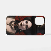 Eeuwige Gotiek: Woensdag Addams als Schoppenkoning iPhone Hoesje (Achterkant horizontaal)