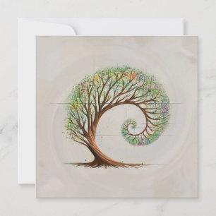 Eeuwige groei - Golden Ratio Spiraalboom
