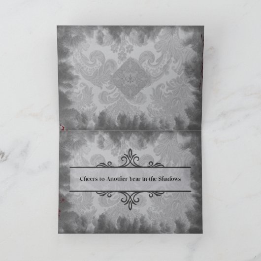 Eeuwige groeten bedankkaart (Binnen)