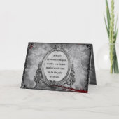 Eeuwige groeten bedankkaart (Voorkant)