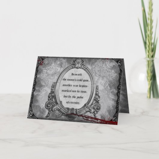 Eeuwige groeten bedankkaart (Voorkant)