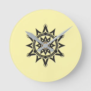 Eeuwige Harmonie Mandala — Heilige Geometrie in Go Ronde Klok