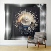 Eeuwige harmonie tussen zon en maan wandkleed (In Situ (horizontaal))