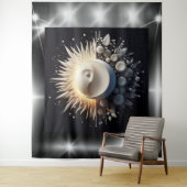 Eeuwige harmonie tussen zon en maan wandkleed (In situ)