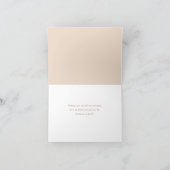 Eeuwige Herinnering Aan Groene Personalized Condol Kaart (Binnen)