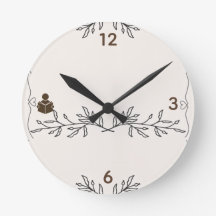 Eeuwige Hoofdstukken Vintage Wandklok
