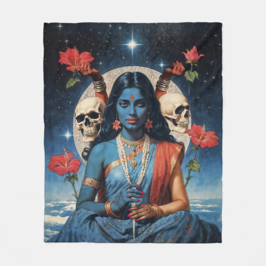 Eeuwige Kali Fleece Deken (Voorkant)