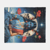 Eeuwige Kali Fleece Deken (Voorkant (Horizontaal))