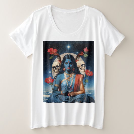 Eeuwige Kali Grote Maat T-shirt (Design voorkant)