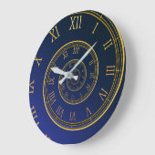 Eeuwige klokken, Blauwe Spiral Roman Grote Klok (Hoek)
