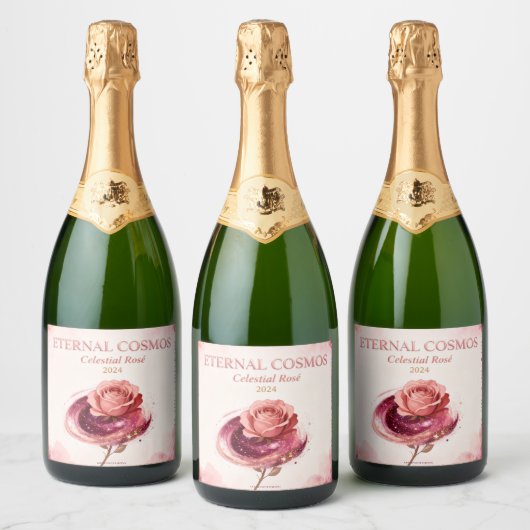 Eeuwige Kosmos Sparkling Wijnetiket (Flessen)