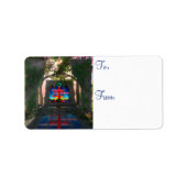 Eeuwige lichtpaascode etiket (Voorkant)